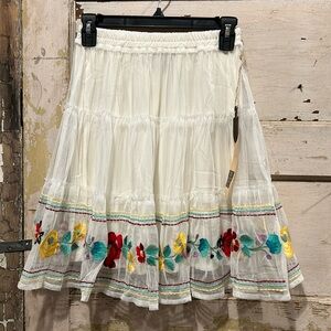 Double D Ranch Embroidered Skirt